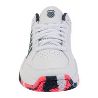 thumbnail: K-Swiss Court Express 2 sportschoenen wit/donkerblauw/oranje