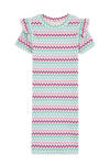 Roze/blauw/turquoise