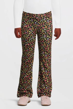 flare broek floral