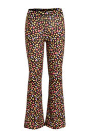 thumbnail: Multikleurige meisjes anytime flare broek floral van polyester met elastische tailleband