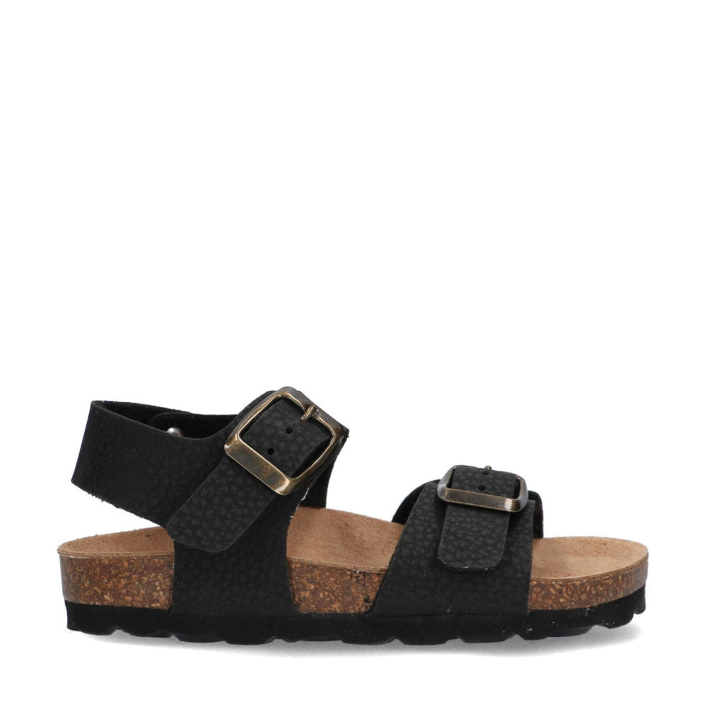 Zwarte jongens Red Code sandalen van imitatieleer met gesp