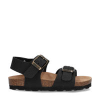 thumbnail: Zwarte jongens Red Code sandalen van imitatieleer met gesp