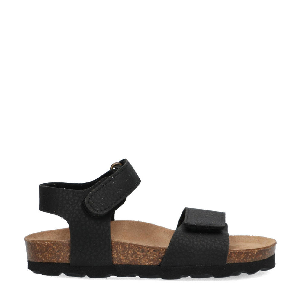 Zwarte jongens Red Code sandalen van imitatieleer met klittenband