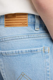 thumbnail: America Today relaxed  waist tapered jeans blauw