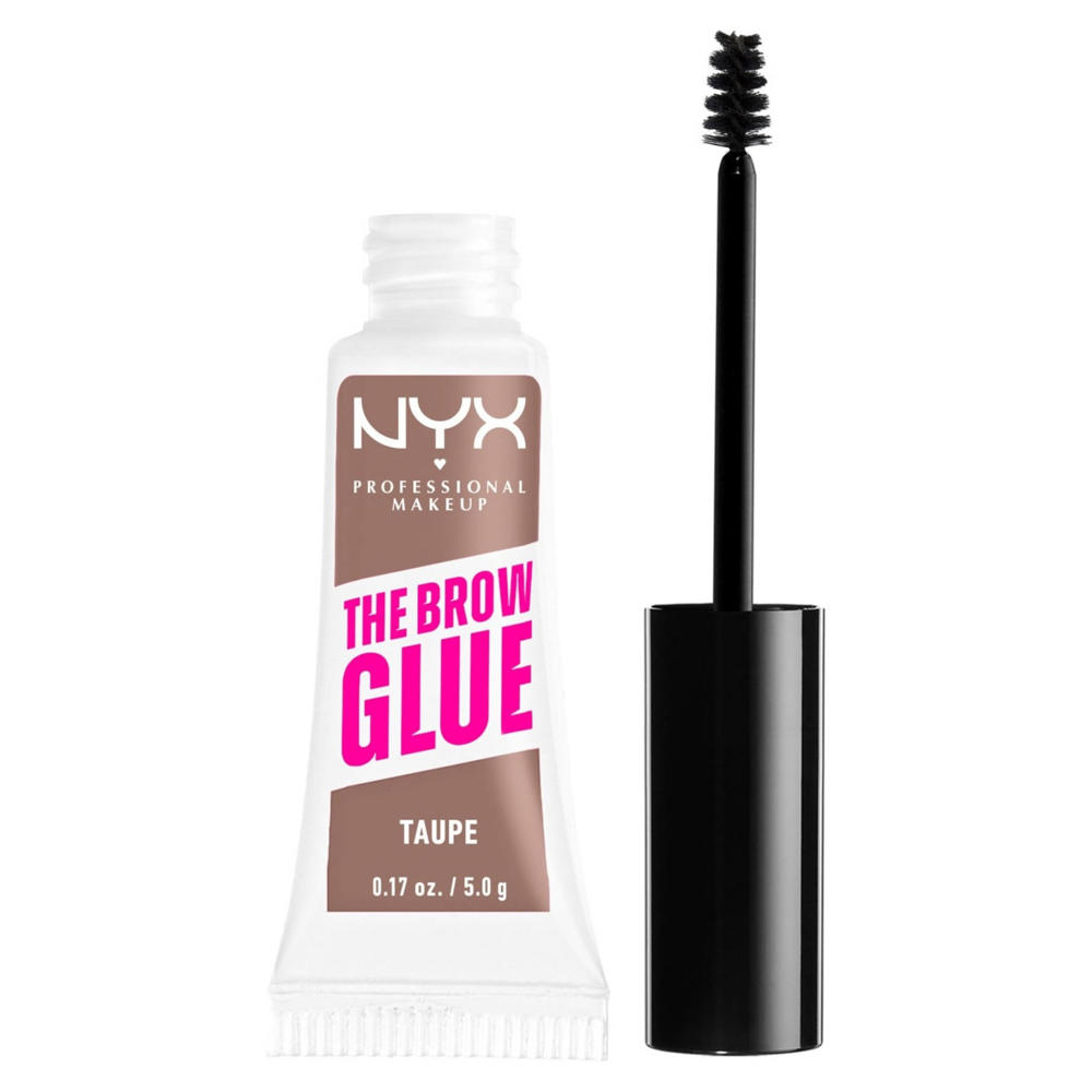 NYX Professional Makeup The Brow Glue - Taupe - Wenkbrauw Gel 16u langhoudend - Grijsbruin