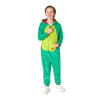 OppoSuits onesie dinosaurus groen/lichtgroen/oranje