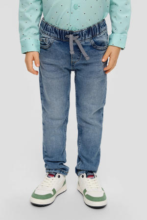 waist regular fit jeans medium blue denim