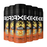 thumbnail: Axe Sunset Fresh deodorant bodyspray - 6 x 150 ml