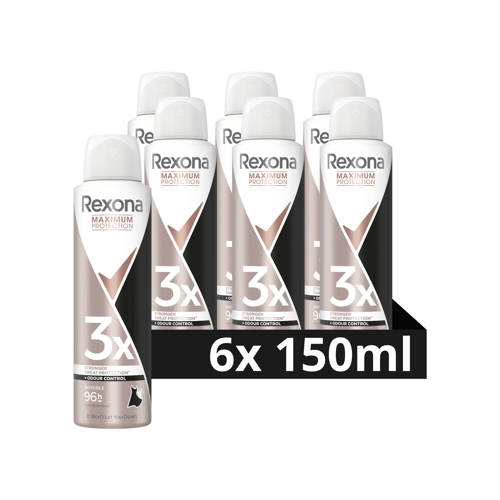 Rexona Women Maximum Protection Invisible anti-transpirant spray - 6 x 150 ml Deodorant
