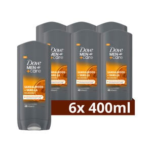 Sandalwood + Vanilla 3-in-1 douchegel - 6 x 400 ml