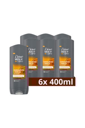 Sandalwood + Vanilla 3-in-1 douchegel - 6 x 400 ml