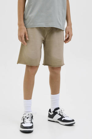 relaxed casual short donkergroen