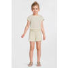 Anytime crochet mouwloze top off-white