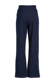 thumbnail: Donkerblauwe meisjes anytime look wide leg van katoen met elastische tailleband en effen