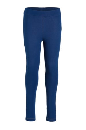 denim look legging blauw