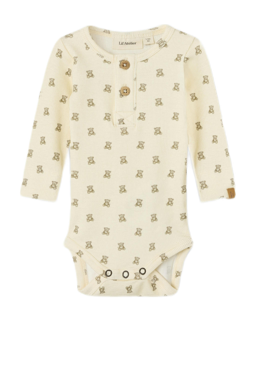 LIL' ATELIER BABY romper NBNGAVO ecru/beige