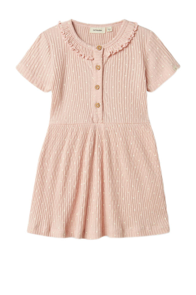 LIL' ATELIER MINI korte jurk lichtroze