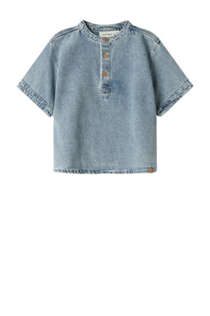 overhemd medium blue denim