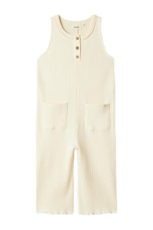 jumpsuit ecru