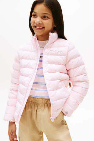 gewatteerde jas roze