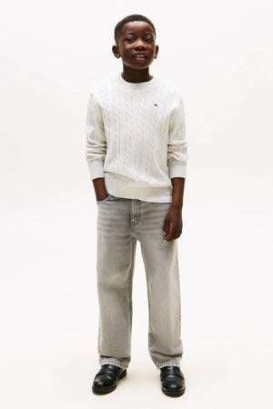 loose fit jeans grey denim