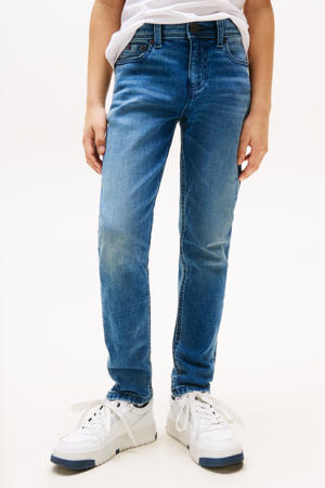 waist regular fit jeans medium blue denim