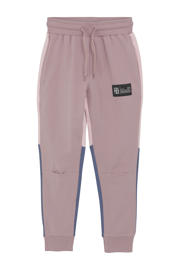thumbnail: Roze en blauwe jongens en meisjes Color Kids Joggingbroek van katoen met slim fit en meerkleurige print