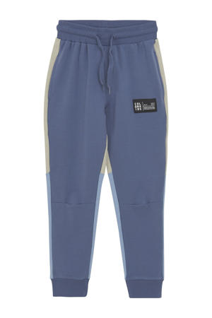 jogginsbroek blauw/beuge