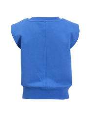 thumbnail: anytime sweat top met schoudervulling blauw