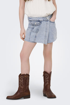 denim spijkerrok blauw