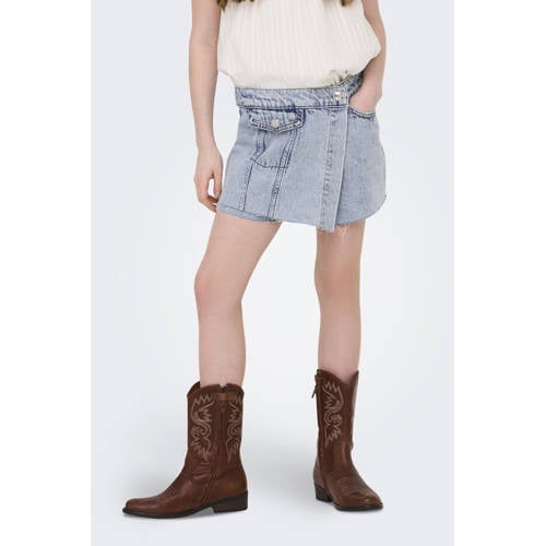 KIDS ONLY GIRL denim spijkerrok blauw Effen