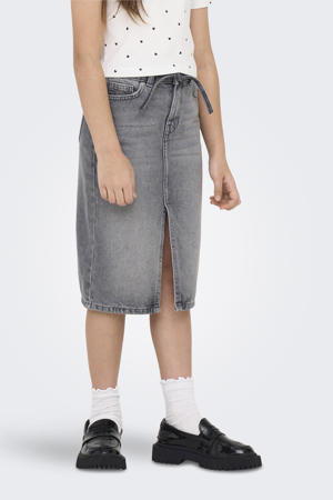 denim spijkerrok grey denim