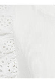 thumbnail: KIDS ONLY GIRL mouwloze top broderie  wit