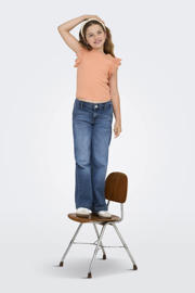 thumbnail: KIDS ONLY GIRL mouwloze top broderie zalm
