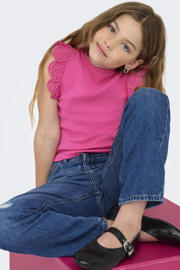 thumbnail: KIDS ONLY GIRL mouwloze top met broderie fuchsia