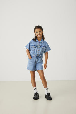 denim playsuit medium blue denim
