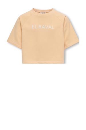 sweater oranje gebreid