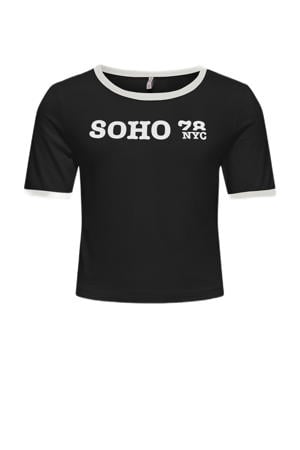 T-shirt zwart