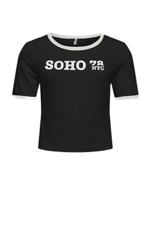 T-shirt zwart