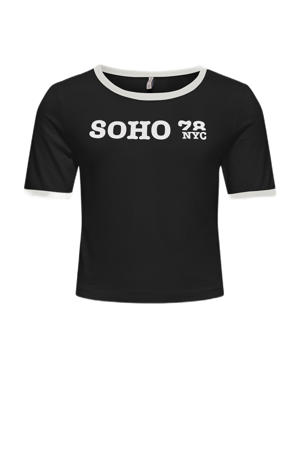 T-shirt zwart