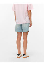 thumbnail: MAMALICIOUS slim regular waist zwangerschaps denim short light blue denim