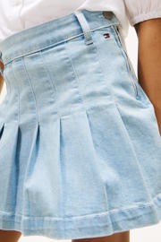 thumbnail: Tommy Hilfiger denim korte rok light blue denim