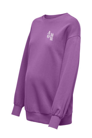 zwangerschaps sweater paars