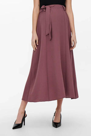 zwangerschaps midi rok oudroze