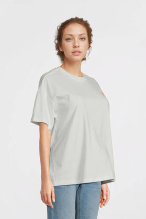 zwangerschaps T-shirt wit gebreid