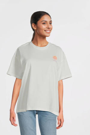 zwangerschaps T-shirt wit gebreid