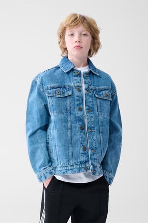 spijkerjas medium blue denim