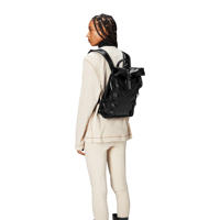 thumbnail: Rains  rugzak Sibu Rolltop Mini W3 zwart