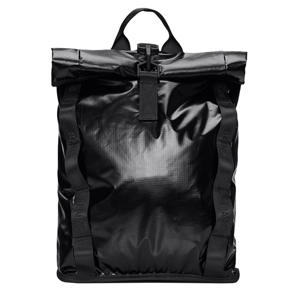 Rains  rugzak Sibu Rolltop Mini W3 zwart