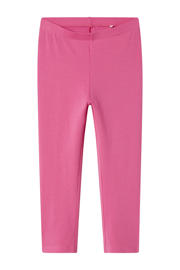 thumbnail: Roze meisjes NAME IT KIDS legging van stretchkatoen met regular fit, regular waist, elastische tailleband en effen